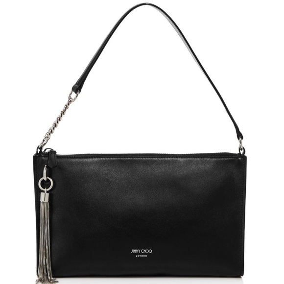 Jimmy Choo Handbags - Jimmy Choo Callie Mini SHLDR Bag. Pre Loved Excellent Condition. Black/Silver.